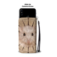 Cute Campbell's Dwarf Hamster Print Wallet Case-Free Shipping - Deruj.com