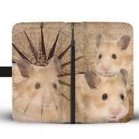 Amazing Golden Hamster Print Wallet Case-Free Shipping - Deruj.com