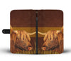 Highland Cattle (Cow) Print Wallet Case-Free Shipping - Deruj.com