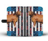 Red Brangus Cattle (Cow) Print Wallet Case-Free Shipping - Deruj.com