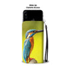 Beautiful Kingfisher Bird Print Wallet Case-Free Shipping - Deruj.com