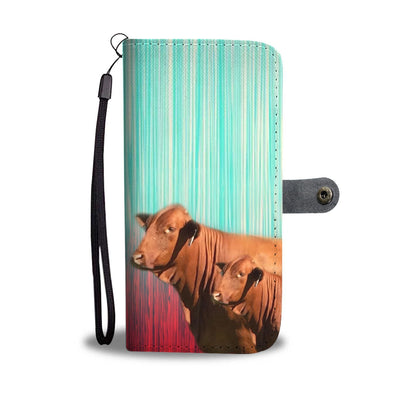 Beefmaster Cattle (Cow) Print Wallet Case-Free Shipping - Deruj.com
