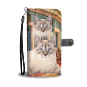 Lovely American Bobtail Cat Print Wallet Case-Free Shipping - Deruj.com