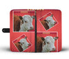 Hereford Cattle (Cow) Print Wallet Case-Free Shipping - Deruj.com