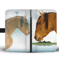 Kiger Mustang Horse Print Wallet Case-Free Shipping - Deruj.com