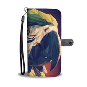 Blue And Yellow Macaw Parrot Vector Art Print Wallet Case-Free Shipping - Deruj.com