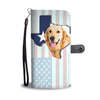 Golden Retriever Dog Print Limited Edition Wallet Case-Free Shipping-Tx State - Deruj.com