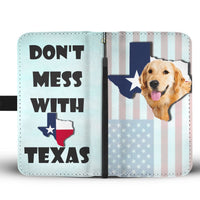 Golden Retriever Dog Print Limited Edition Wallet Case-Free Shipping-Tx State - Deruj.com