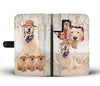 Awesome Golden Retriever Print Wallet Case-Free Shipping-TX State - Deruj.com