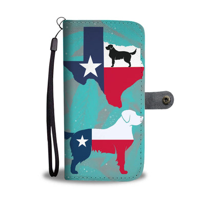 Amazing Golden Retriever Dog From TX Print Wallet Case-Free Shipping-TX State - Deruj.com