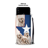 Golden Retriever Puppies Print Wallet Case-Free Shipping-TX State - Deruj.com