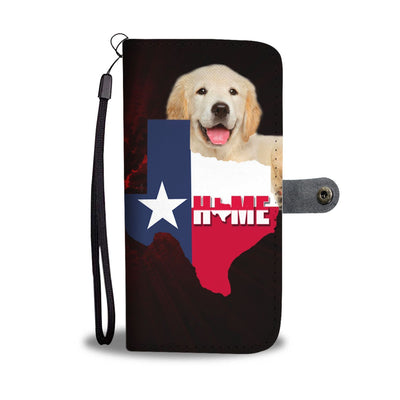 Golden Retriever Dog (Attitude) Print Wallet Case-Free Shipping-TX State - Deruj.com
