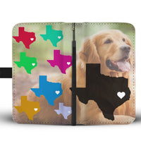 Golden Retriever Dog Painting Print Wallet Case-Free Shipping-TX State - Deruj.com