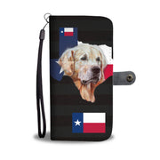 Golden Retriever Dog (TX Strong) Print Wallet Case-Free Shipping-Tx State - Deruj.com