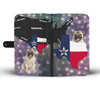 Lovely Pug Dog Print Wallet Case-Free Shipping-TX State - Deruj.com