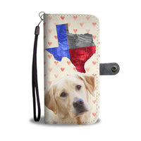 Lovely Labrador Retriever Print Wallet Case- Free Shipping-TX State - Deruj.com