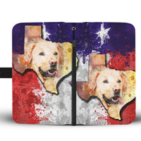 Labrador Dog Watercolor Art Print Wallet Case-Free Shipping-TX State - Deruj.com