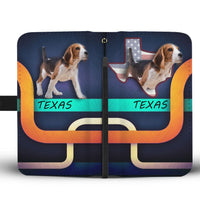 Cute Beagle Print Wallet Case-Free Shipping-TX State - Deruj.com