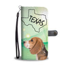 Beagle Butterfly Print Wallet Case-Free Shipping-TX State - Deruj.com