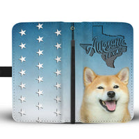 Shiba Inu Dog Print Wallet Case-Free Shipping-TX State - Deruj.com