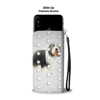 Bearded Collie Print Wallet Case-Free Shipping-TX State - Deruj.com