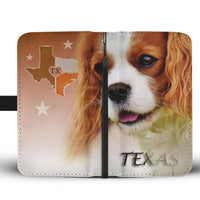 Cavalier King Charles Spaniel Print Wallet Case-Free Shipping-TX State - Deruj.com
