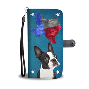 Cute Boston Terrier Print Wallet Case- Free Shipping-TX State - Deruj.com