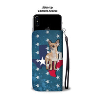 Cute Chihuahua Dog Print Wallet Case-Free Shipping-TX State - Deruj.com