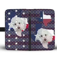 Cute Poodle Dog Print Wallet Case-Free Shipping-TX State - Deruj.com