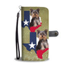 Cute Yorkshire Terrier Dog Print Wallet Case-Free Shipping-TX State - Deruj.com