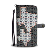 French Bulldog Pattern Print Wallet Case-Free Shipping-TX State - Deruj.com