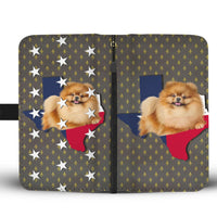 Cute Pomeranian Dog Print Wallet Case-Free Shipping-TX State - Deruj.com