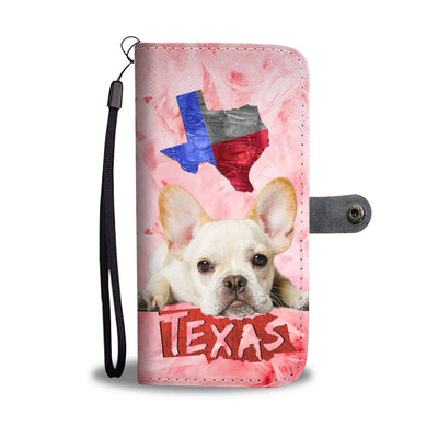Cute French Bulldog Print Wallet Case-Free Shipping- TX State - Deruj.com
