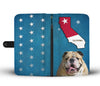 Bulldog Print Wallet Case-Free Shipping-CA State - Deruj.com