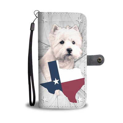West Highland White Terrier Print Wallet Case-Free Shipping-TX State - Deruj.com
