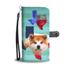 Lovely Akita Dog Print Wallet Case-Free Shipping-TX State - Deruj.com