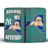 Golden Retriever Dog Print Wallet Case-Free Shipping-NY State - Deruj.com