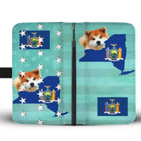 Cute Akita Dog Print Wallet Case-Free Shipping-NY State - Deruj.com