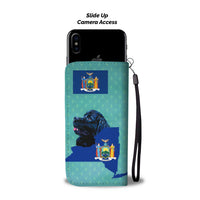 Newfoundland Dog Print Wallet Case-Free Shipping-NY State - Deruj.com