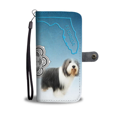 Bearded Collie Print Wallet Case-Free Shipping-FL State - Deruj.com