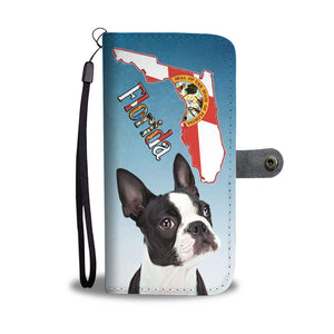 Boston Terrier Print Wallet Case-Free Shipping-FL State - Deruj.com