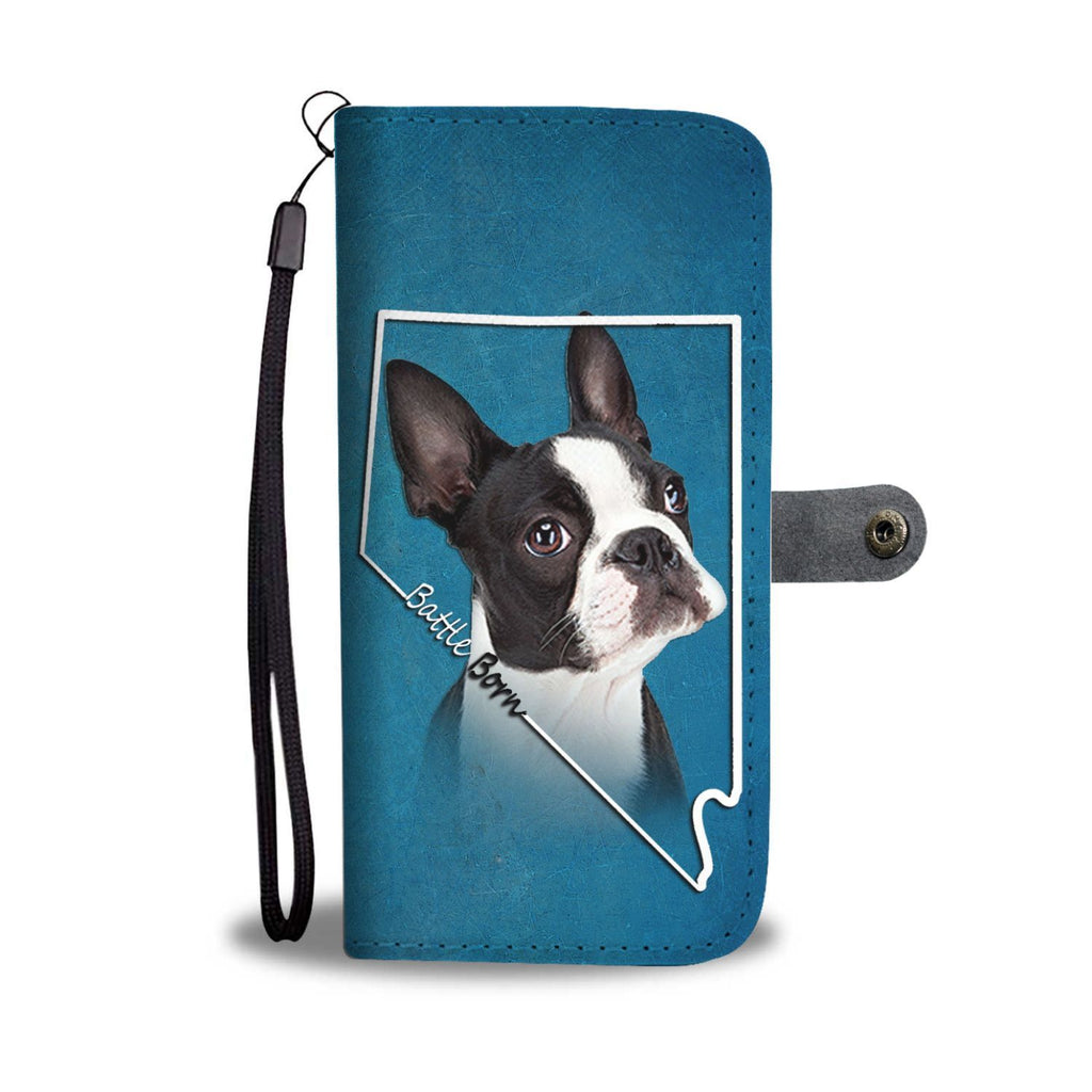 Amazing Boston Terrier Print Wallet Case- Free Shipping- NV State - Deruj.com