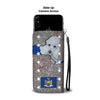 Cute Poodle Dog Print Wallet Case-Free Shipping-NY State - Deruj.com