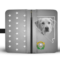 Lovely Labrador Retriever Print Wallet Case- Free Shipping-NV State - Deruj.com