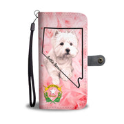 West Highland White Terrier Print Wallet Case-Free Shipping-NV State - Deruj.com