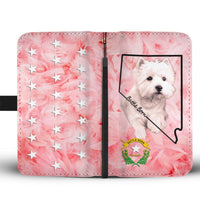 West Highland White Terrier Print Wallet Case-Free Shipping-NV State - Deruj.com