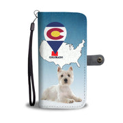 West Highland White Terrier (Westie) Print Wallet Case-Free Shipping-CO State - Deruj.com