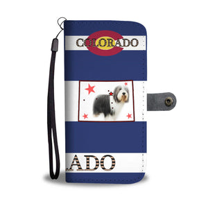Bearded Collie Print Wallet Case-Free Shipping-CO State - Deruj.com