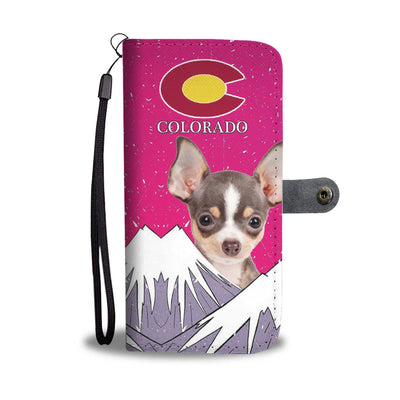 Chihuahua Dog Print Wallet Case-Free Shipping-CO State - Deruj.com