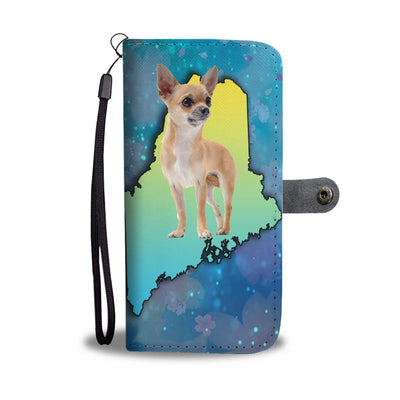 Chihuahua Dog Print Wallet Case-Free Shipping-ME State - Deruj.com